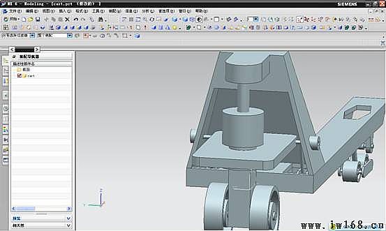 ug建模实例小教程-手动叉车