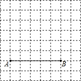 已知线段ab,在方格纸上画出以下图形.(1)画∠abc=45°