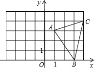 如图,△ABC的三个顶点在单位正方形网格的交