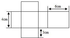 如图，是一个长方体纸盒的平面展开图，这个纸盒的体积是______cm3，这个纸盒的表面积是______cm2. - 上学吧找答案