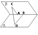 如图,600的二面角的棱上有两点A,B,直线AC,BD分别在这个二面角的两个半平面内,且都垂直于AB,已知AB=4,AC=6,B - 上学吧找答案