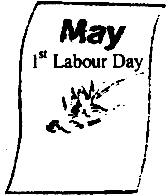 (     ) 4. labour day is may 1st.