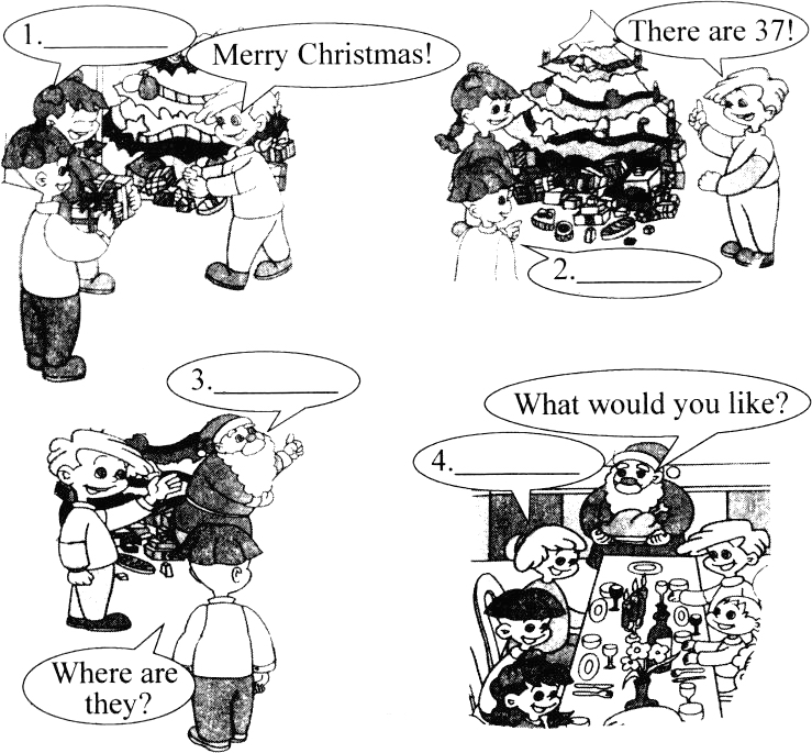 theyre in the kitchen.c. how many gifts are