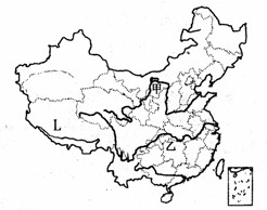 阅读中国地图,完成小题图片