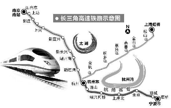 跨越宁波的第一条高铁——杭甬客运专线,将于2013年6月初正式通车运行