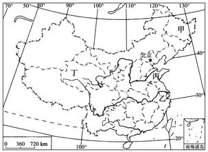不同区域形成的因素不同，区域特征相差也很大，读下列“中国政区图”，回答题。小题1:甲区域和乙区域相比，气候最 - 上学吧找答案