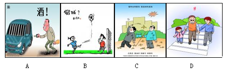 下列漫画中的行为符合公民基本道德规范要求的是