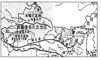 河套平原、银川平原是西北重要的灌溉农业区,