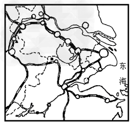 读下图,完成1~2题。1.上图所示工业区是[ ]A.辽