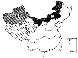 读"中国主要畜牧业分布图",回答以下问题.