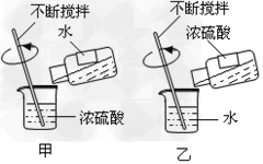 (1)上列是浓硫酸的稀释图示,正确的是 _________ (填“甲”或“乙”)(2)实验室要配制245g质量分数为20%的稀硫酸, - 上学吧找答案