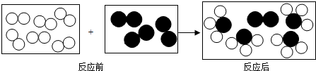 如图为某化学反应的微观示意图,其中"○"和"●"表示不同元素的原子.