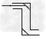 如图所示是潜望镜的原理图,试画出光经潜望镜两次反射的光路图。 - 上学吧找答案