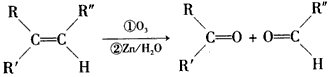 已知碳碳双键可以被臭氧氧化有机物a可以发生如下图所示的变化,其中e