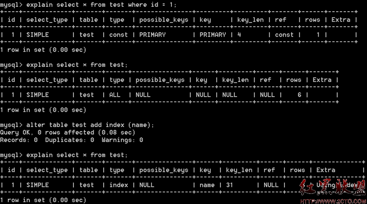 mysql优化(2)索引优化 配置优化 - 百科教程网_