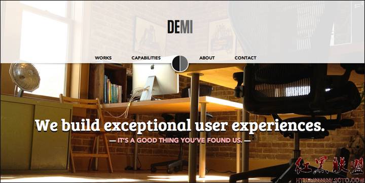 21款网页设计案例之个性导航菜单 - 百科教程网