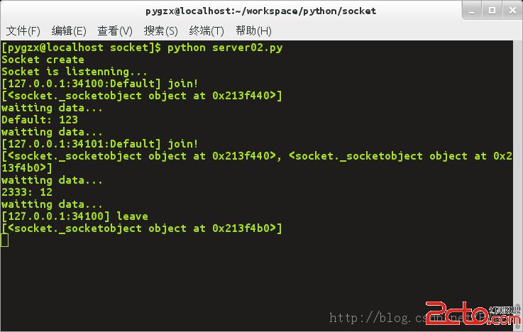 python小程序--socket threading PyQt4 简单应用