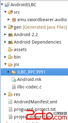 Android ilbc 语音对话示范之代码搭建 - 百科教