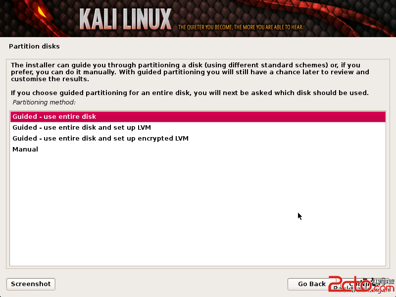 硬盘安装Kali Linux - 百科教程网_经验分享平台