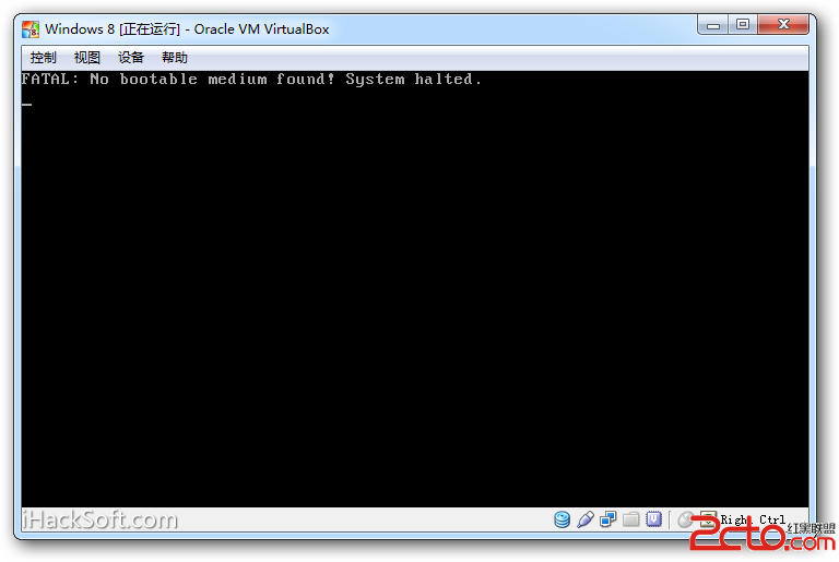 Win7安装Ubuntu虚拟机异常处理:FATAL: NO b