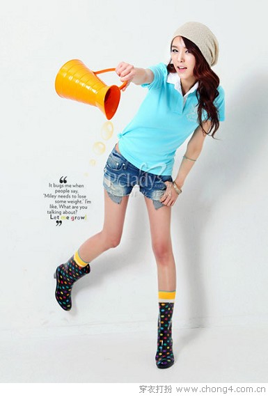 T恤搭<em>短裤</em> <em>做</em>个氧气美女 - 百科<em>教程</em>网_经验分