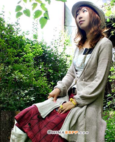 五款针织长衫流行搭配 - 百科教程网_经验分享