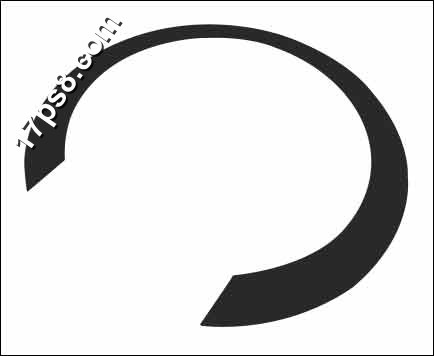 PS绘制立体质感箭头图标 - 百科教程网_经验分