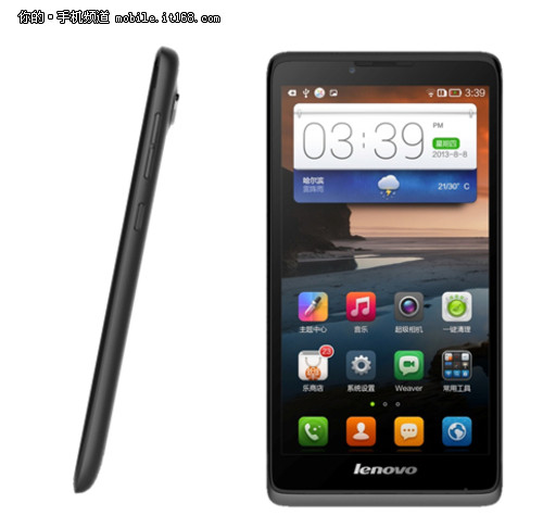 掌上IMAX影院 联想发布6英寸手机A889 - 百科