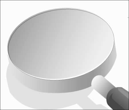 Photoshop教程:利用图层样式绘制放大镜图标 
