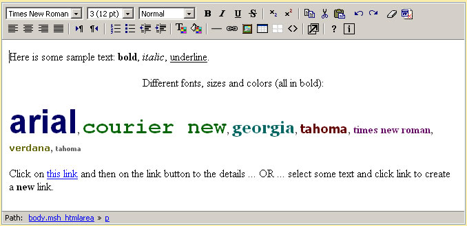 可视化HTML编辑器 HTMLArea - 百科教程网_经