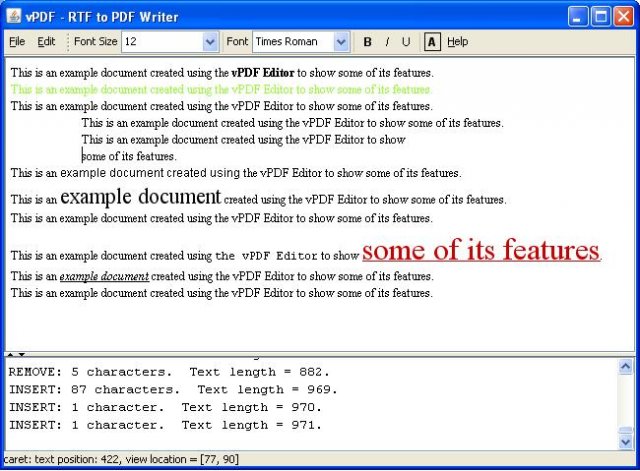 RTF文档转PDF的工具 vPDF - 百科教程网_经