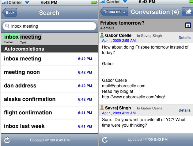 iPhone邮件搜索 reMail - 百科教程网_经验分享