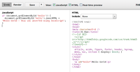 JS Bin - 便利的在线JavaScript和CSS编辑器 - 