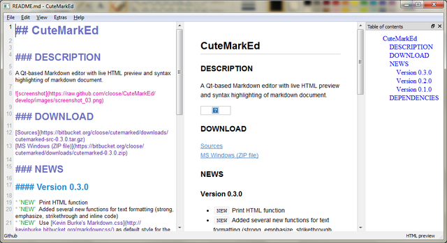 Markdown编辑器:CuteMarkEd - 百科教程网_经