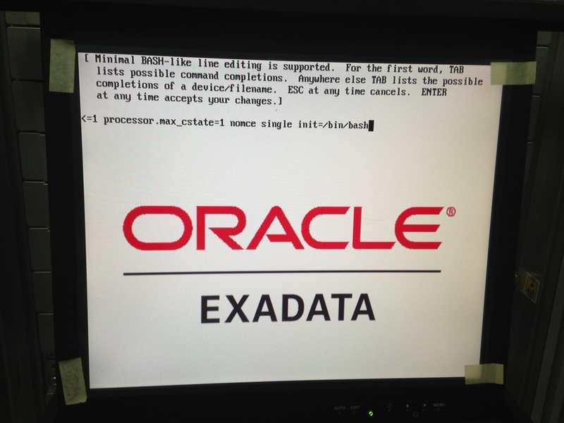 Exadata存储节点root用户密码重置_数据库技术
