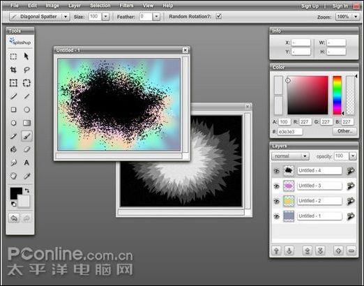 在线图片编辑工具Splashup试用_视觉设计
