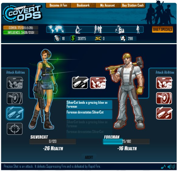 索尼推出Facebook动作游戏《特工署》_网页游