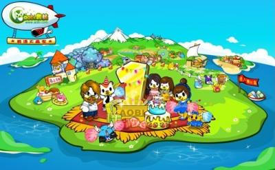 外研社签约大型网络动漫社区奥比岛_奥比岛 -