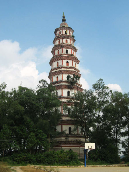 沧海遗珠 广西桂平市明崇祯东塔 - 百科教程网