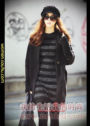 最流行的长款厚<em>毛衣</em> <em>穿毛衣</em>怎么搭配会好看 - 