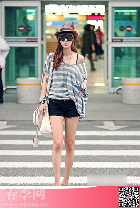 夏季首尔街头韩范潮妞衣服搭配 - 百科教程网_经验分享平台[上学吧经验教程频道]