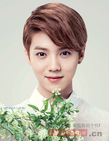 EXO鹿晗发型图片 演绎<em>男生</em>小清新发型 - 百科