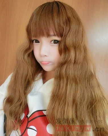 平刘海适合什么脸型 最新女生修颜平刘海发型