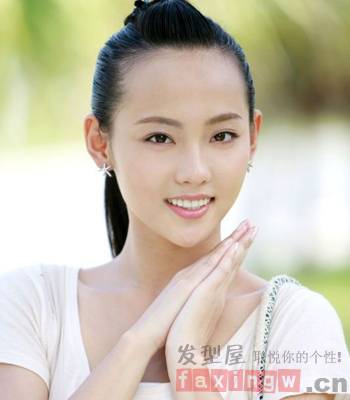 <em>无刘海</em>发型扎法 打造更加成熟干练的女生 - 百