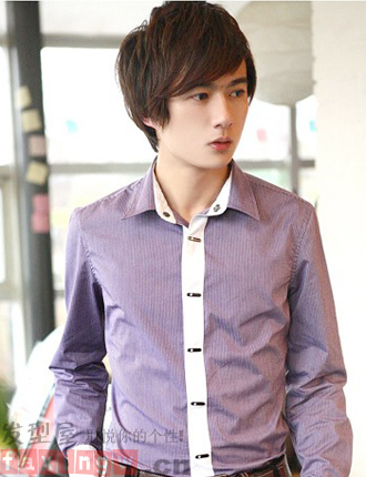 男生斜刘海怎么吹 打造绅士范阳光帅男 - 百科