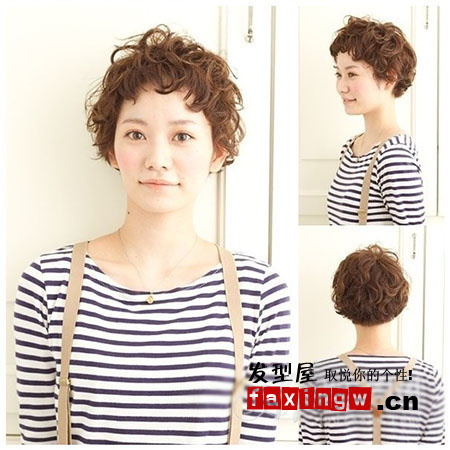 脸大<em>头发</em>少适合什么发型 短发烫发瘦脸显丰盈