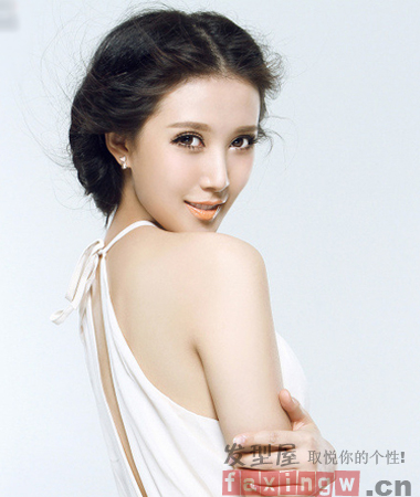 心机韩式盘发发型 高雅晚宴发型轻松HOLD住全场 - 百科教程网_经验分享平台[上学吧经验教程频道]