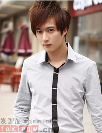 男生斜刘海怎么吹 打造绅士范阳光帅男 - 百科