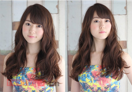 日系大<em>波浪卷发型图片</em> 打造甜美时尚范 - 百科