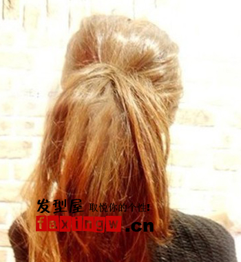 diy<em>扎头发</em>教程 教你怎么扎好看的大花苞头 - 百